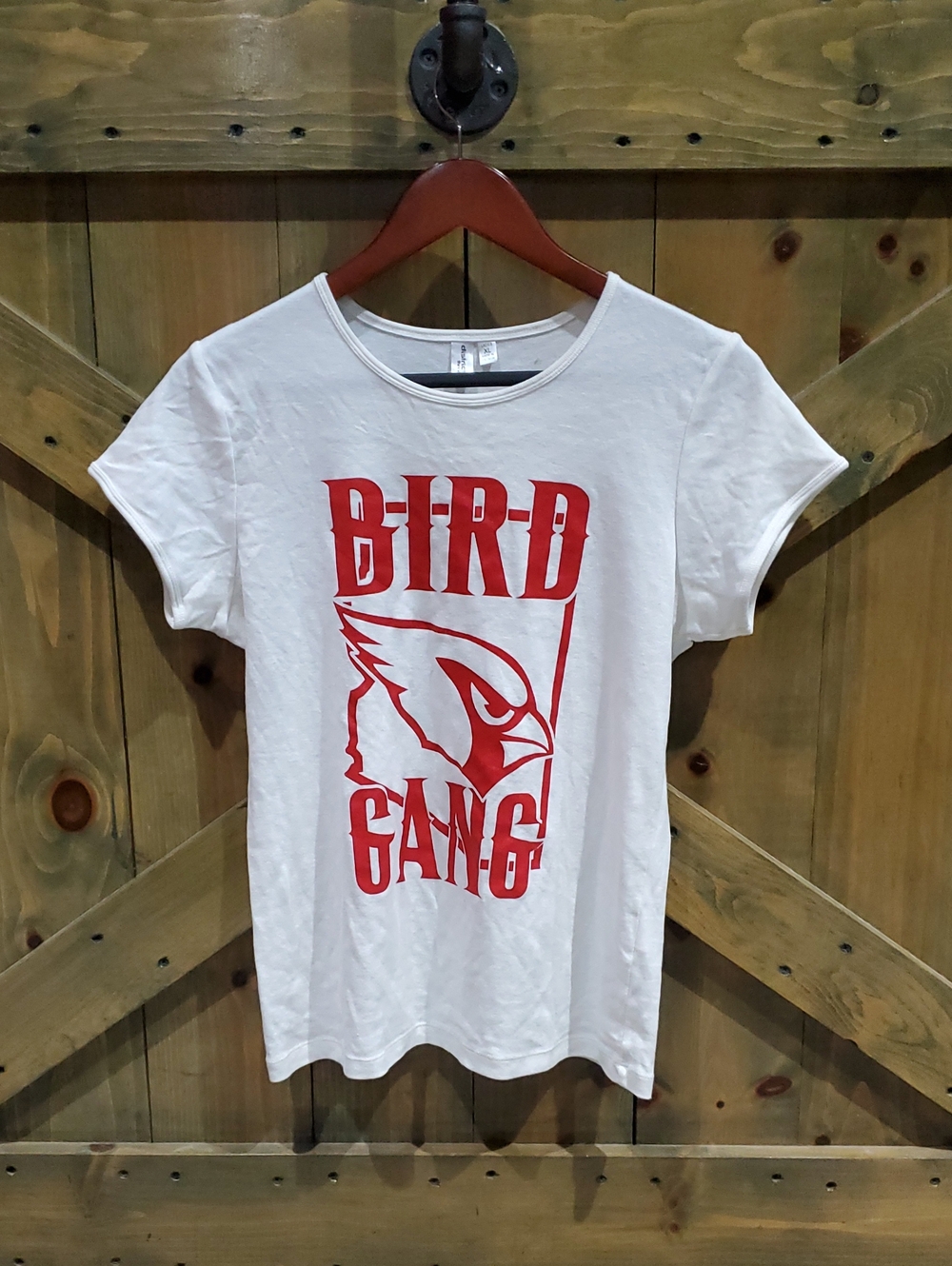 District White T-Shirt  Red Bird Gang Graphic Phoenix AZ Cardinals Streetwear